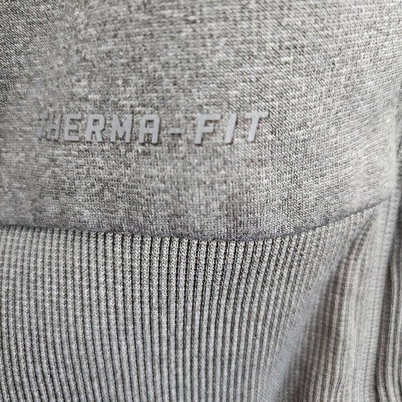 Nike Therma Fit Hoodie Mens L Michigan State Spartans Gray Green Raglan Sleeve - Picture 9 of 16